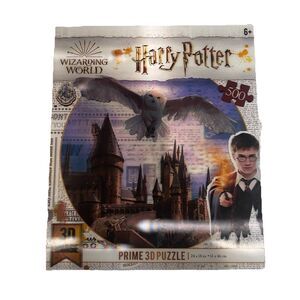 Harry Potter Wizarding World Hogwarts & Hedwig 500 Pieces Prime 3D Puzzle